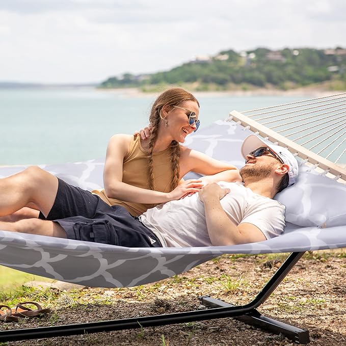 SUNCREAT Replacement Hammock for Stand, 475 lbs Capacity, Two Person Backyard - Image 2