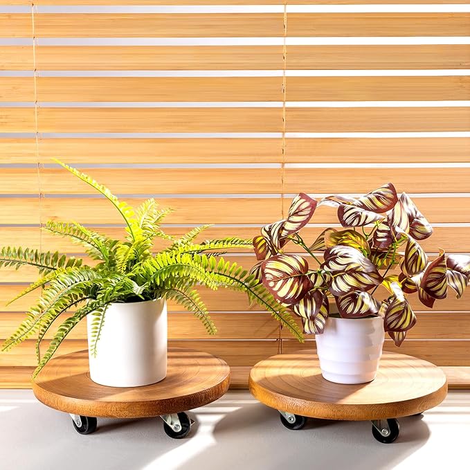 Yangbaga 2Pack 12inches Tree Plant Stand - Image 5
