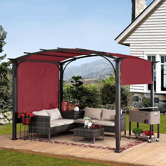 Universal Doubleton Steel Pergola Replacement Cover - Image 6