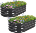 1MORE Galvanized Raised Garden Bed- Planter Garden Boxes Outdoor, Raised Beds by 1MORE