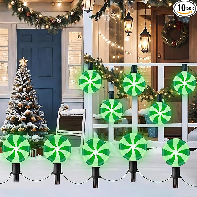 Ultimate Unicorn Christmas Lollipop Pathway Lights by UltimateUnicorn