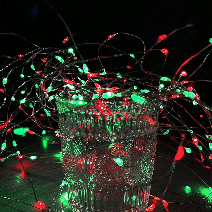 66Ft 200 LED Christmas Fairy Lights Plug in, Waterproof String Lights Outdoor & - Image 2