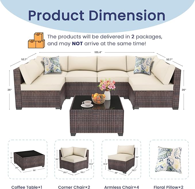 Outdoor Patio Furniture Set - Image 7