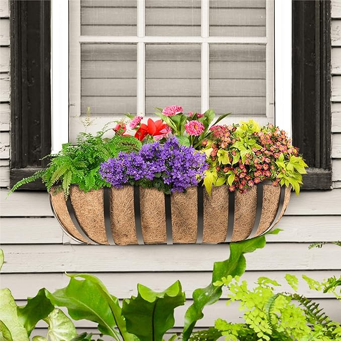 Railing Planter Window Box Deck Balcony Rail Planter 24 Inch - Image 7