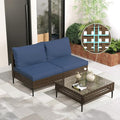 Grand patio 3-Piece Wicker Patio Furniture Set, Retro Outdoor Sectional Sofa by GrandPatio