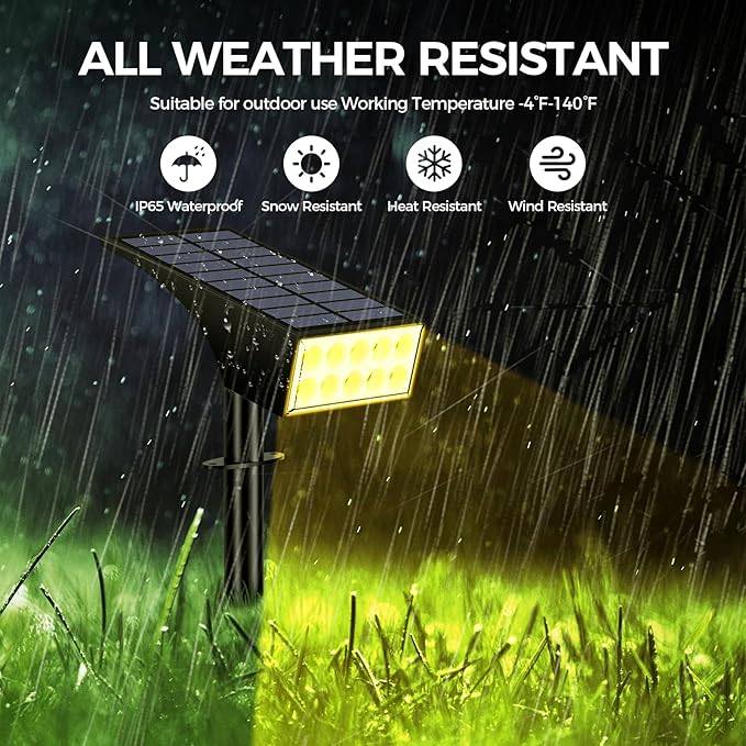 Solar Lights Outdoor Waterproof IP65, Spot Solar Light - Image 4
