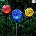 SOLPEX Solar Garden Lights 3 Pack, Solar Lights Outdoor Decorative, Solar Globe by Solpex