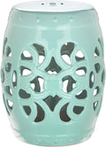 Safavieh Imperial Vine Ceramic Decorative Garden Stool, Light Blue by SAFAVIEH
