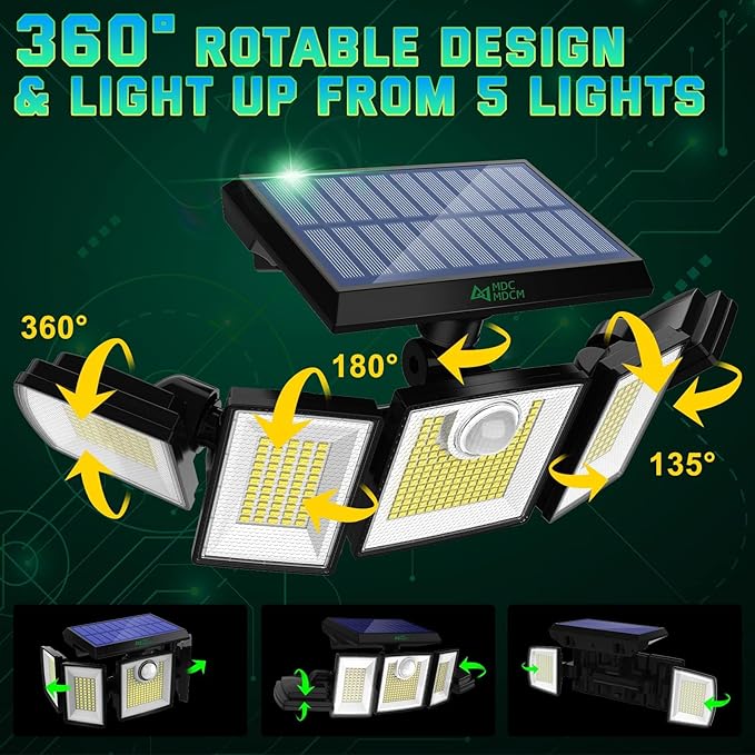 Solar Lights Outdoor Waterproof Motion Sensor - Image 7