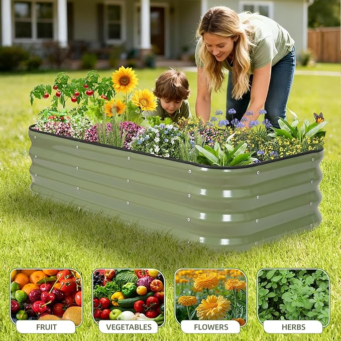 3-in-1 Modular Raised Garden Bed Kit - Image 8