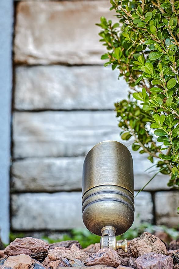 VOLT Fat Boy 12V Brass Outdoor Spotlight - Image 9