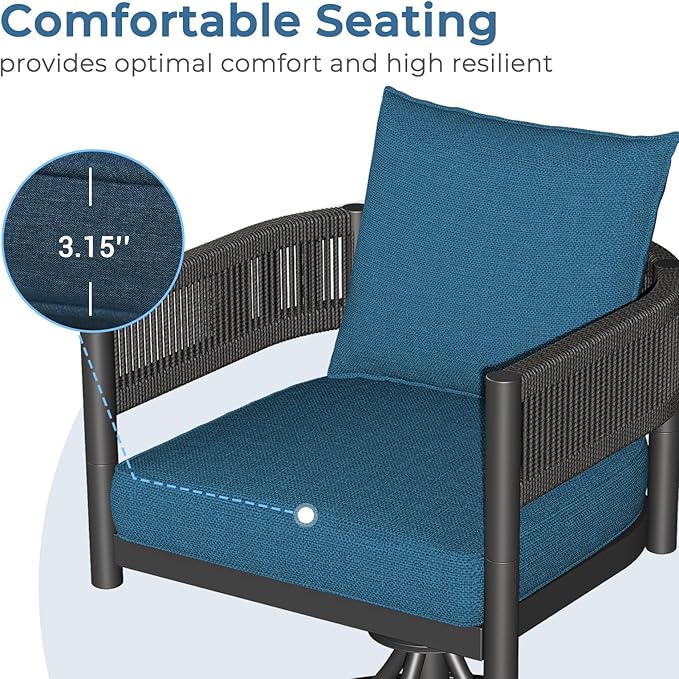 Grand patio 5-Piece Outdoor Dining Set - Image 7