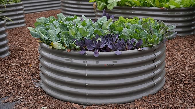 A ANLEOLIFE Set of 14 18 Inch Tall Raised Garden Beds Kit, Heart-Shaped - Image 7