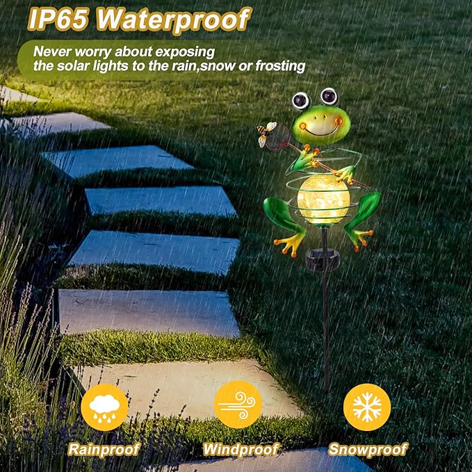 Frog Solar Garden Light - Image 4