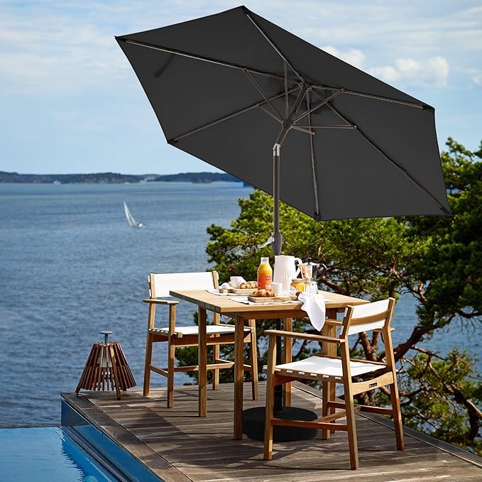 JEAREY 7.5FT Patio Umbrella Market Table Umbrella - Image 4