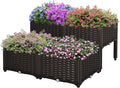 Outsunny 4 Piece Raised Garden Bed by Outsunny