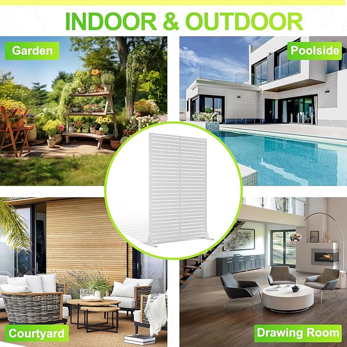 Outdoor Privacy Screen, Freestanding Privacy Fence Panels - Image 8