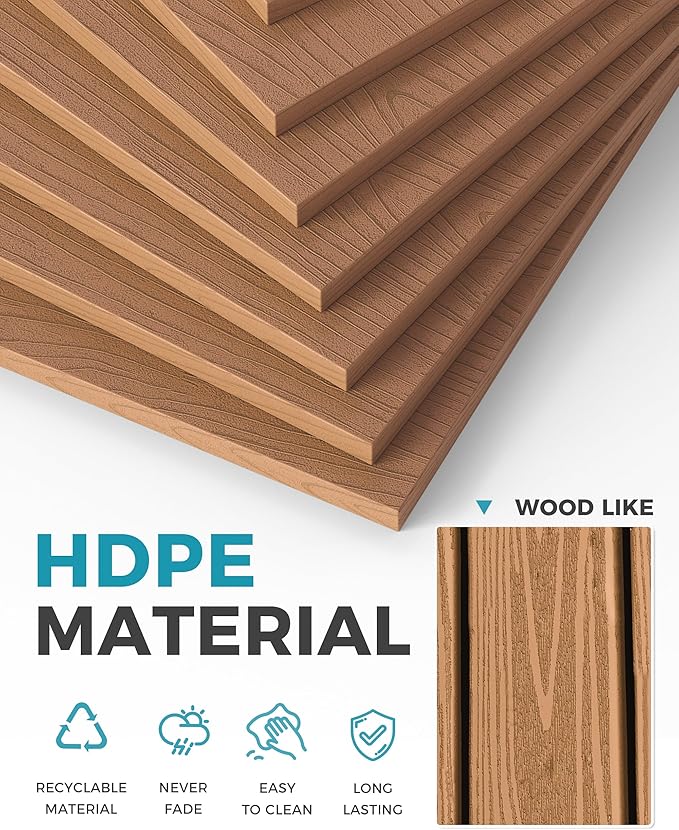 Ciokea Oversized Outdoor Rocking Chair, 380lbs Heavy-Duty Large Patio Rocker - Image 7
