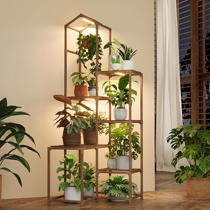 Bamworld Tall Corner Plant Stands - Image 7