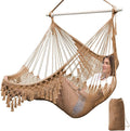 Chihee Hammock Chair Super Large Soft-Spun Cotton Rope Weaving Hanging Chair by Chihee