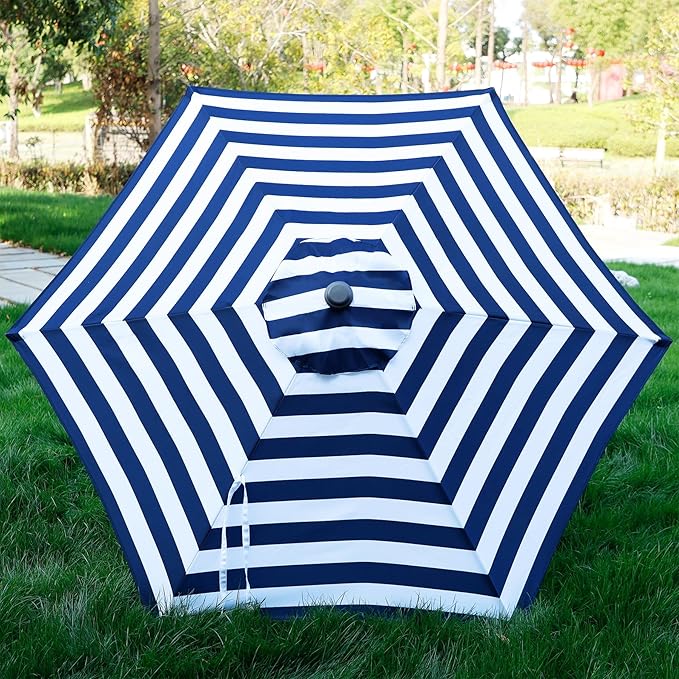 Blissun 7.5 ft Patio Umbrella, Yard Umbrella, Outdoor Market Umbrella - Image 5