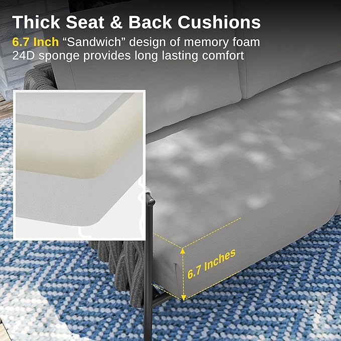 EAST OAK Life Chatter Outdoor Sofa, Outdoor Furniture 3 Seats - Image 3