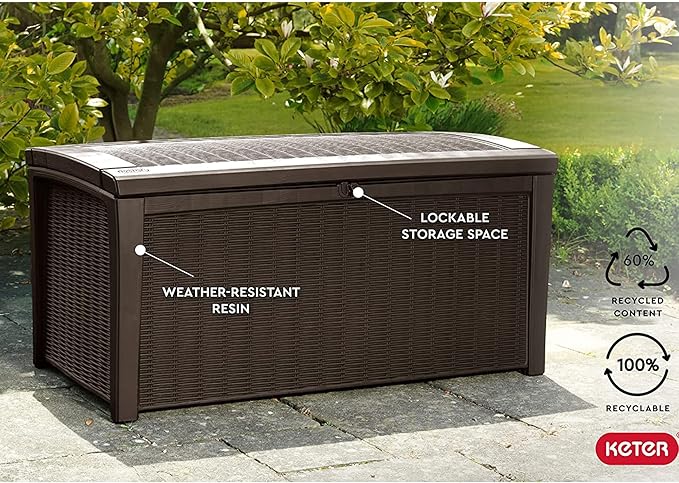 Keter Borneo 110 Gallon Resin Deck Box - Image 7