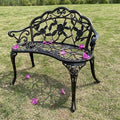 Mandolin Outdoor Park Garden Chair, All Chair Anti Rust Cast Aluminum Patio by Unknown