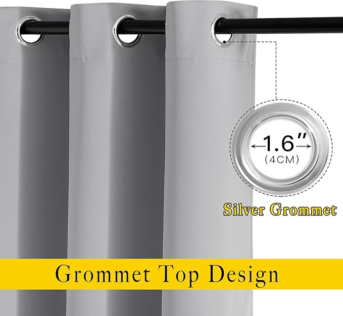 NICETOWN Blackout Curtain for Sliding Glass Door - Image 2
