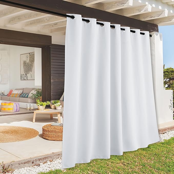 RYB HOME Outdoor Patio Curtains by RYBHOME