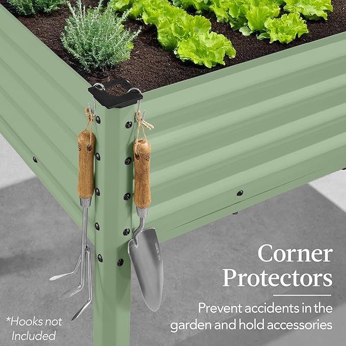 Best Choice Products 48x24x30in Galvanized Raised Garden Bed, Metal Elevated - Image 7