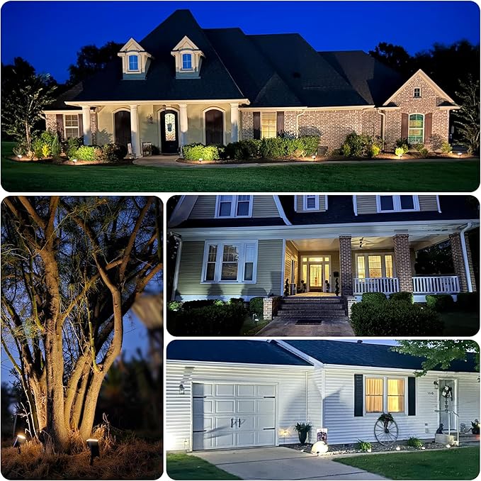 Solar Spot Lights Outdoor 63 LED 3 Lighting, Waterproof IP65 Modes Spotlights - Image 8