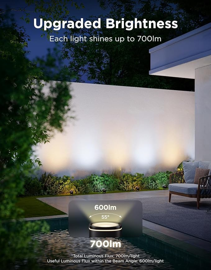 Govee Outdoor Spot Lights 2, IP67 Waterproof Spotlights, Landscape Lights Work - Image 4