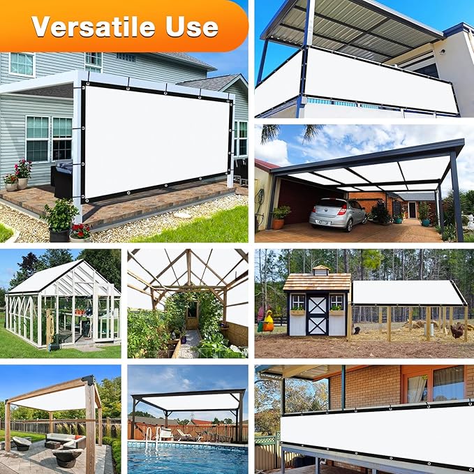 Artpuch Outdoor Pergola Shade Cover 6' X 9' Sun Shade Cloth - Image 6