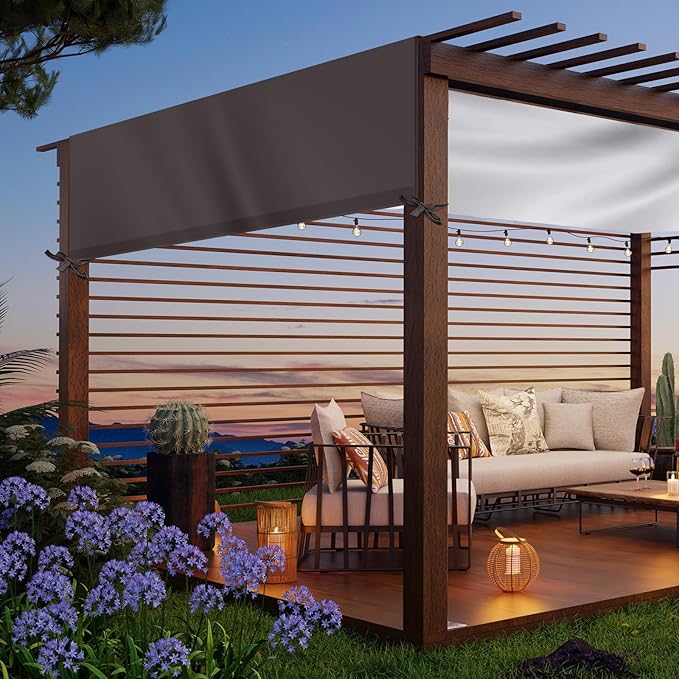 Universal Pergola Replacement Canopy Outdoor Canopy Shade Cover Waterproof - Image 5