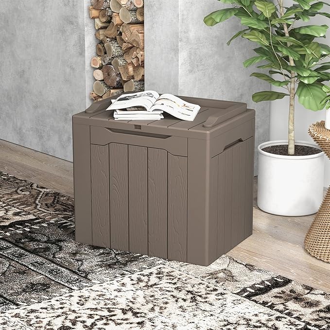 Patiowell 30 Gallon Resin Deck Box, Outdoor Storage Box - Image 7