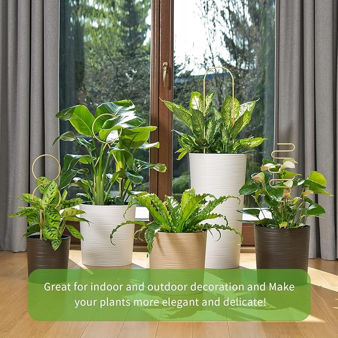 4 Pcs Small Metal Trellis for Potted Plants, Small Trellis for Potted Plants - Image 2