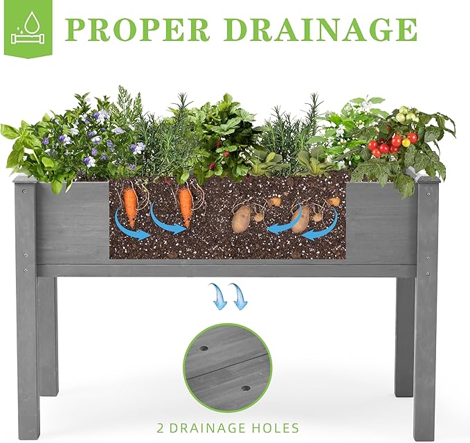 SoliWood Set of 2 Raised Garden Bed - Image 6