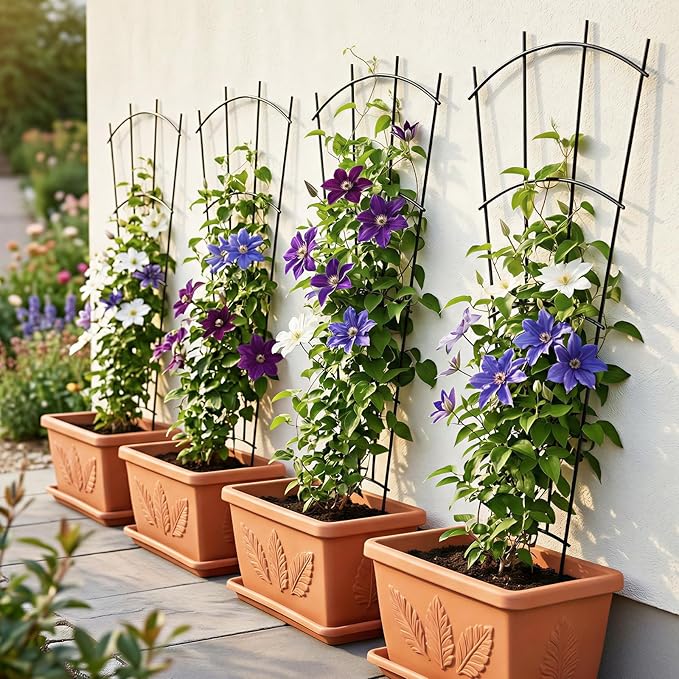 4 Pack 43'' Indoor Plant Trellis - Image 3