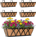 Window Deck Railing Planters Boxes by EIMQUVW