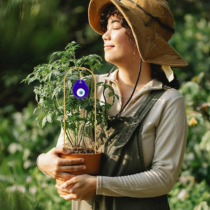Plant Trellis for Climbing Plants indoor Evil Eye Decorations Mini Metal - Image 4