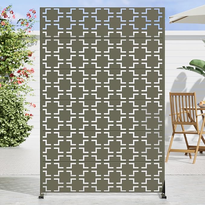 Casaphoria Metal Privacy Screen Outdoor by Casaphoria