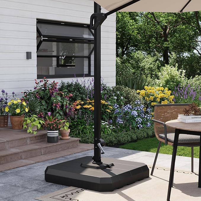 Garvee 4Pcs Patio Umbrella Base 330lb Capacity Cantilever Umbrellas Weight - Image 7