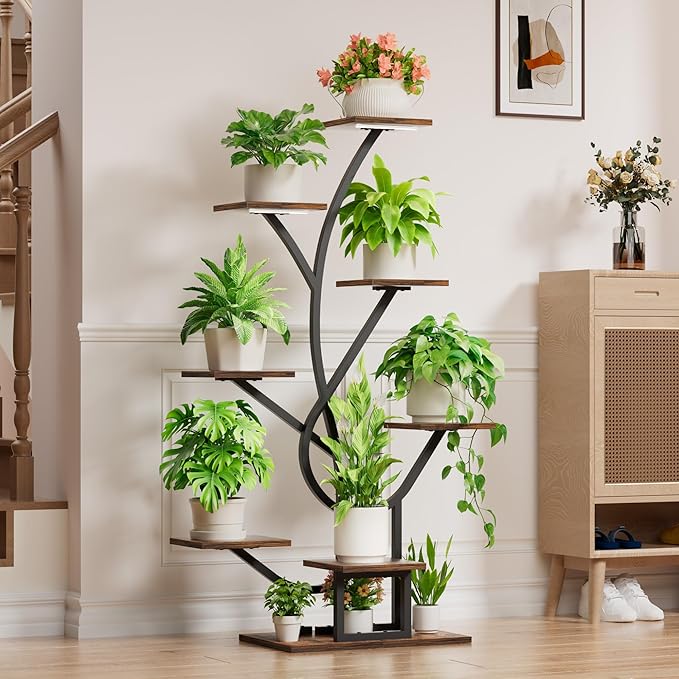 Plant Stand Indoor with Grow Lights - Image 2