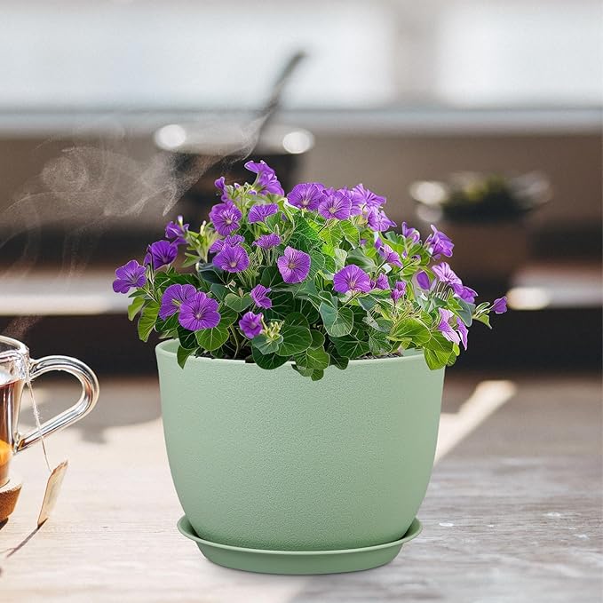 12 inch Big Plant Pots, Plastic Planters - Image 6