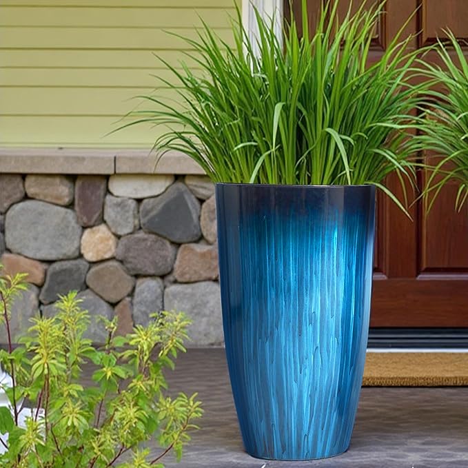 Worth Garden 20" H. Large Plastic Planters - Image 4