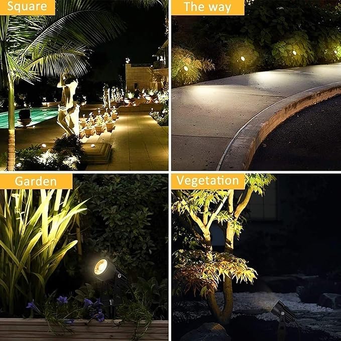 Svater 4 Pack Landscape Lighting Low Voltage, Outdoor Spotlights - Image 6