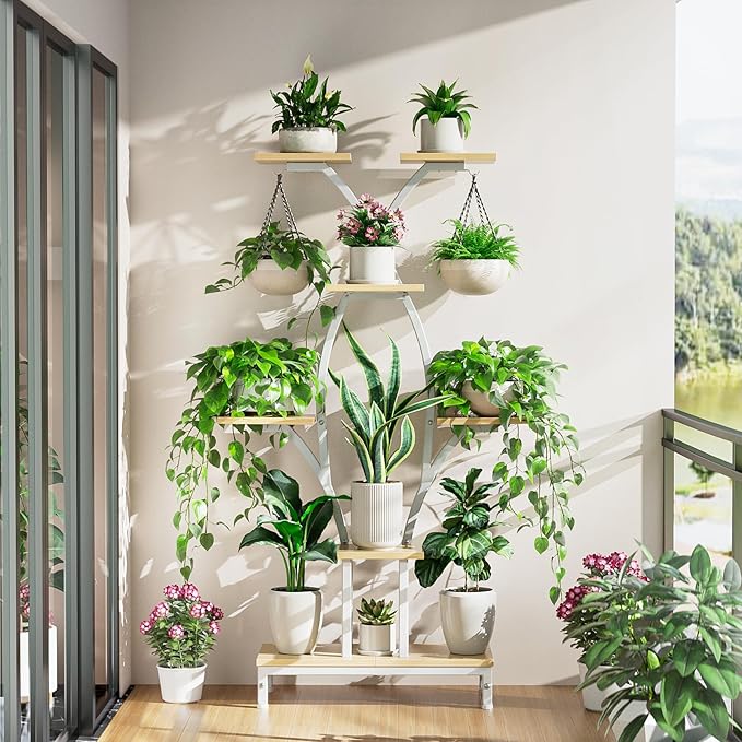 Plant Stand Indoor with Grow Lights - Image 8
