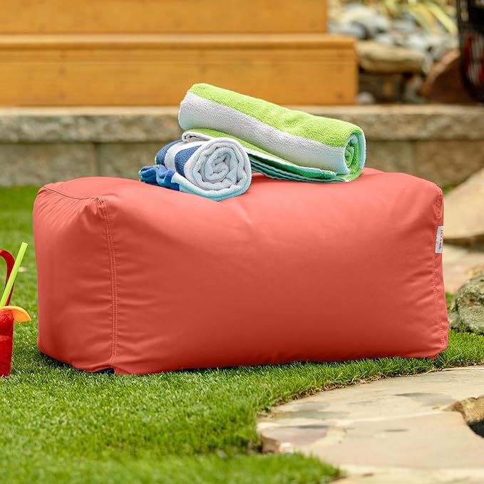 Jaxx Leon Outdoor Bean Bag Ottoman - Image 3