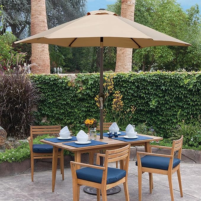 Blissun 7.5 ft Patio Umbrella, Yard Umbrella, Outdoor Market Umbrella - Image 6